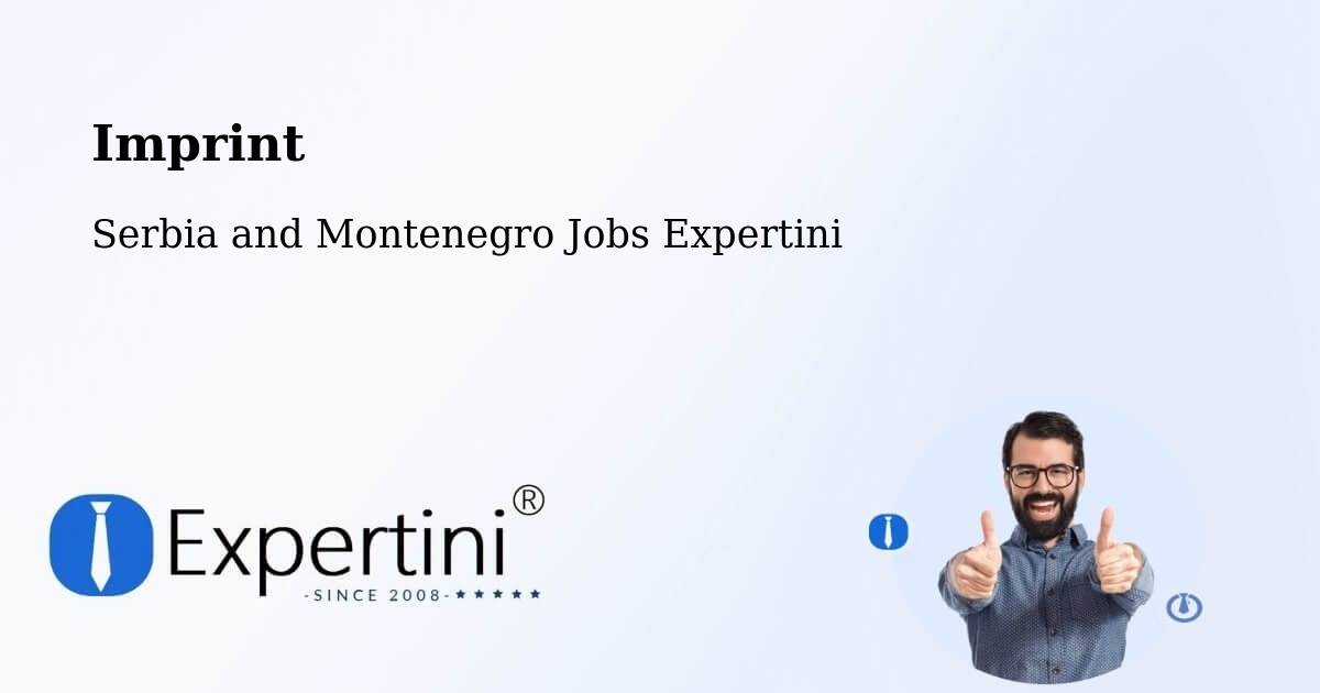 Imprint – Canmore - Serbia and Montenegro Jobs Expertini
